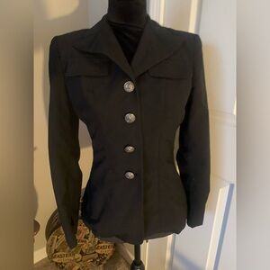 Women’s Black Military Dress Jacket